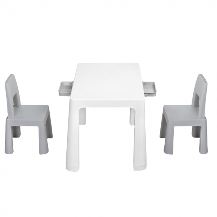 Set 3 piese masuta cu scaunele Toyz Monti 012414, Gri [2]