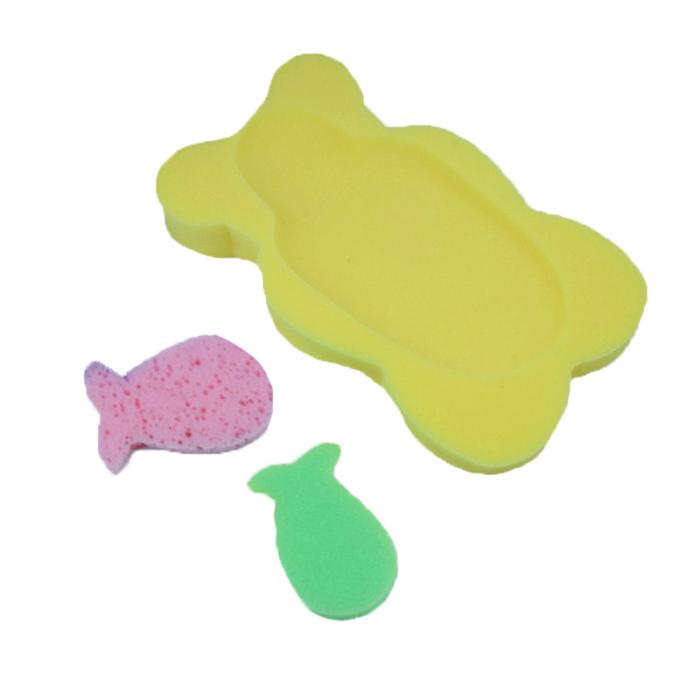 Set 3 piese reductor din burete pentru cadita Mini Junior Maxi 170450G, Galben [2]