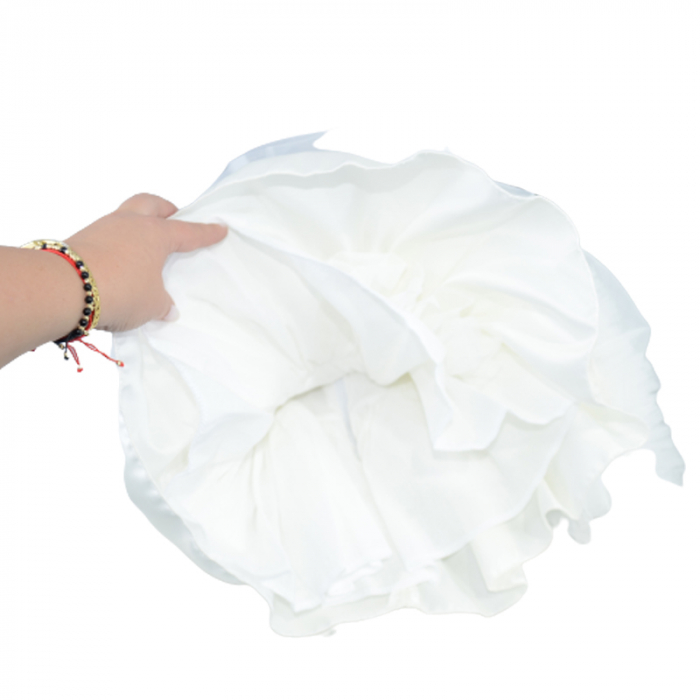 Set 3 piese rochie eleganta pentru fete Micul Vip SBF-8, Alb [4]