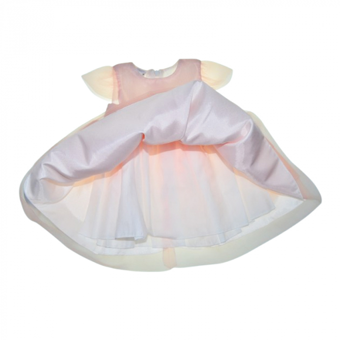 Set 3 piese rochita, bentita si botosei pentru fete Mini Junior SET-3632, Roz [6]