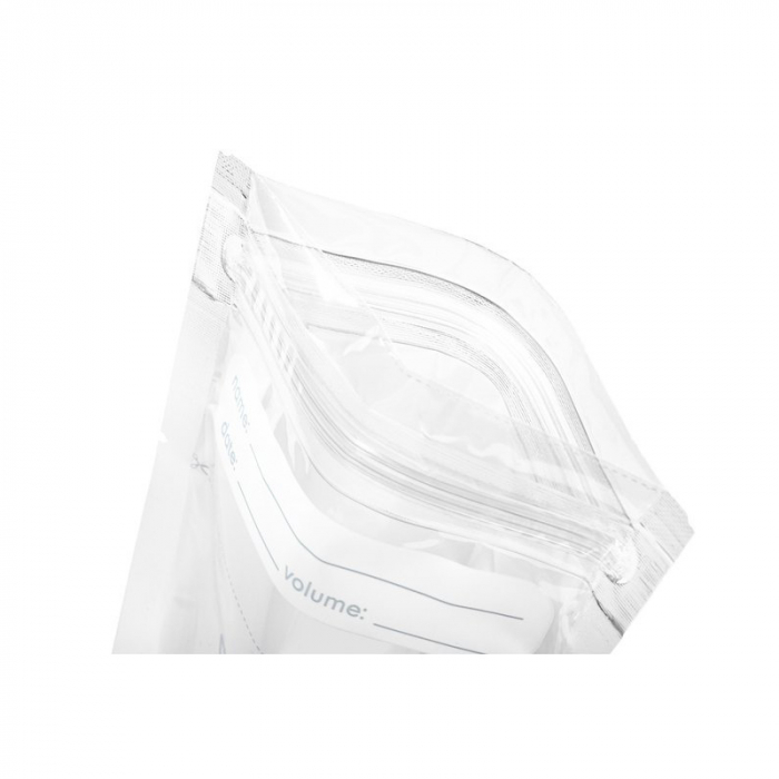 Set 30 pungi sterile pentru stocarea laptelui matern 150 ml Akuku A0011, Alb [8]