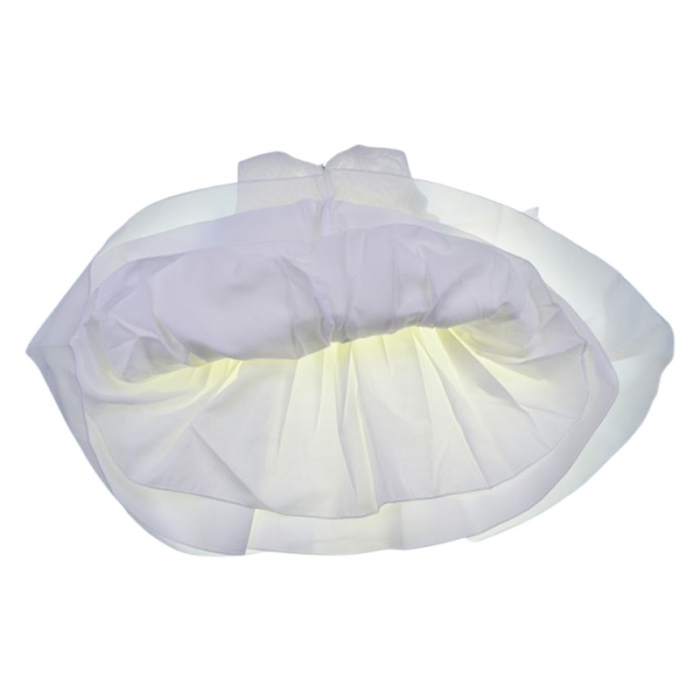 Set 4 piese rochie eleganta din dantela, pentru botez, pentru fete, Mini Junior 3664-56-62, Alb [5]