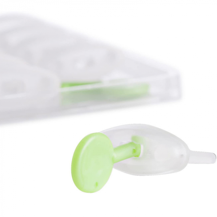 Set 10 protectii pentru priza Chicco Safety 730187, Transparent [3]