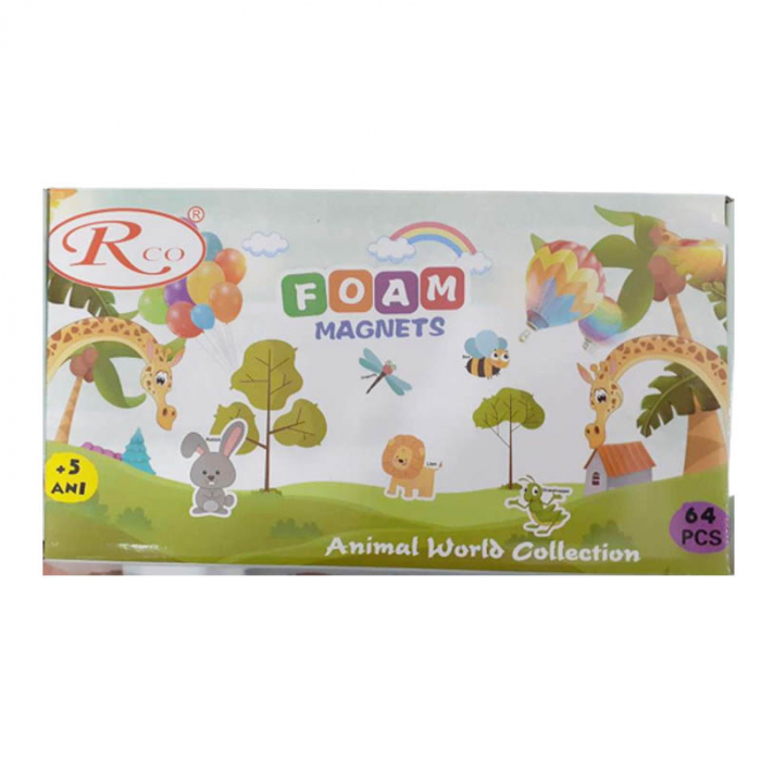 Set 64 piese magneti animale RCO WW3038, Multicolor [2]
