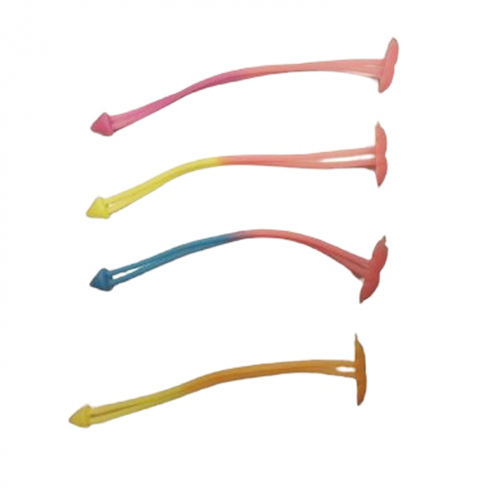 Set 4 elastice de par pentru fete Mini Junior MJ130324-12, Multicolor [2]