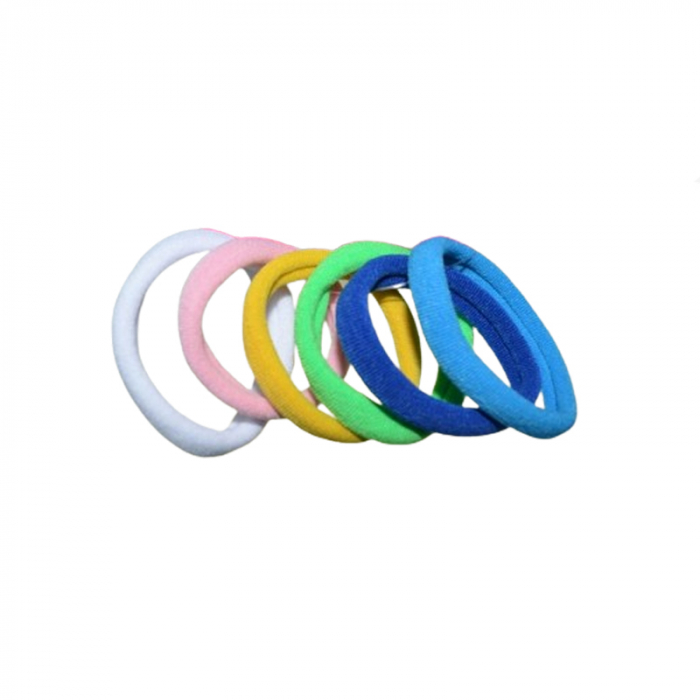 Set 6 elastice de par pentru fete Mini Junior ELS-MJ1, Multicolor [1]
