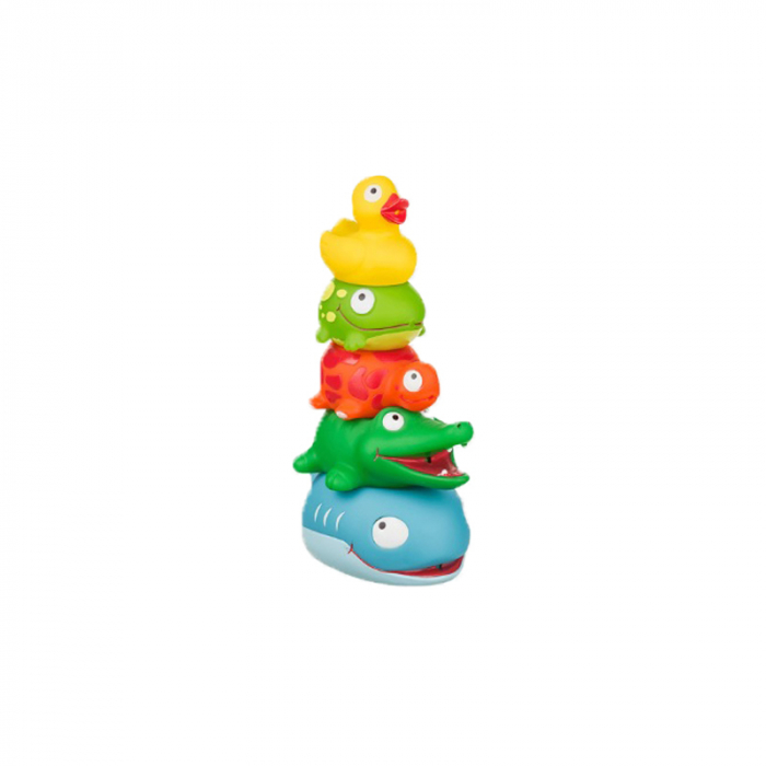 Set 5 figurine pentru baie Akuku A0364, Multicolor [3]