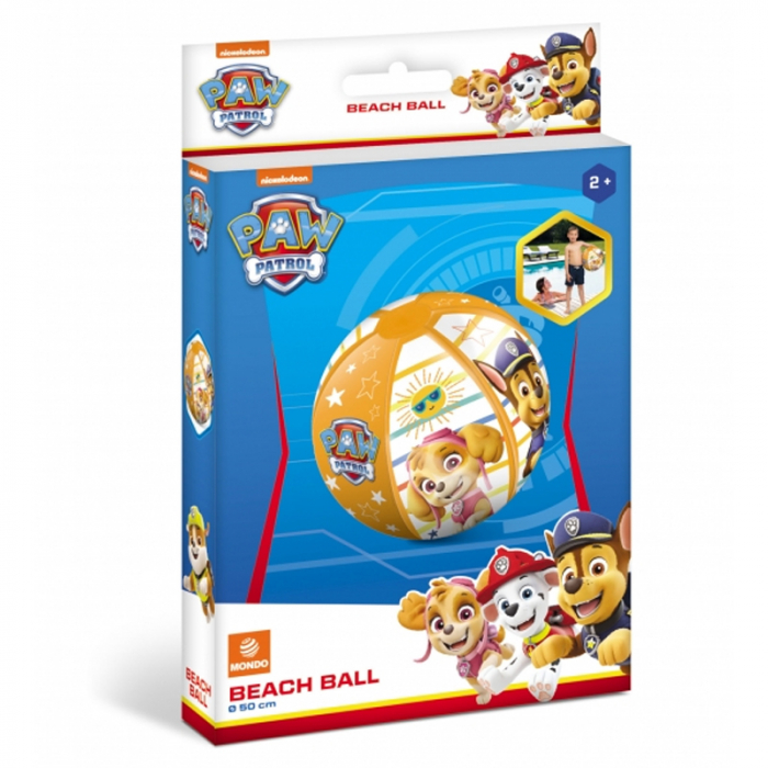 Minge de plaja 50 cm pentru copii Paw Patrol Nickelodeon JL2248-400, Portocaliu [2]