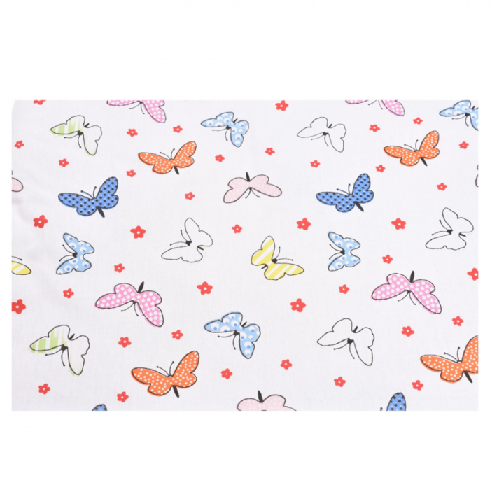 Set 5 piese lenjerie si aparatori patut 120 x 60 cm Mini Junior VLT-15, Alb [4]