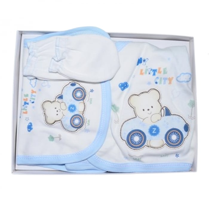Set 5 piese pentru baietel Mini Junior SET-517, Albastru [2]