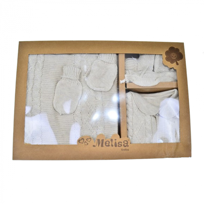Set 5 piese pentru baieti Mini Junior SET-5PMJ1, Bej [2]