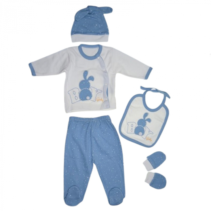 Set 5 piese pentru baieti Mini Junior SET-MJ5PA, Albastru [1]