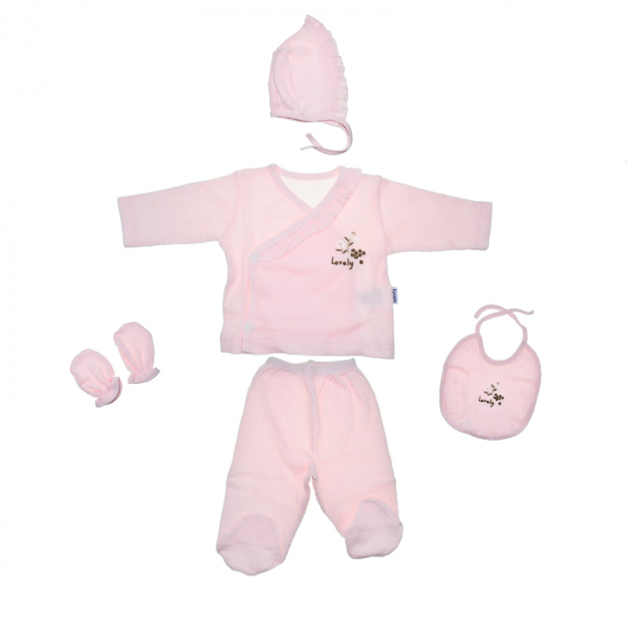 Set 5 piese pentru fete Mini Junior SET-5PMJ2, Roz [1]
