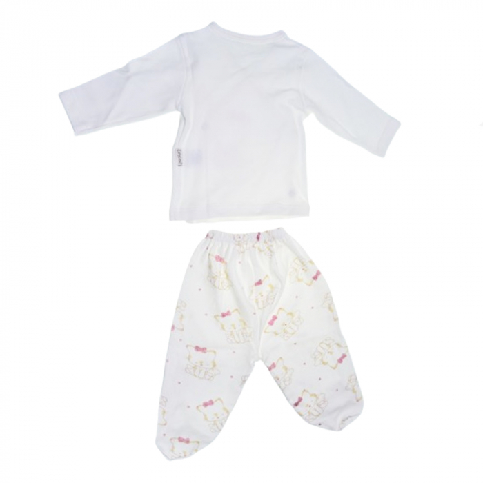 Set 5 piese pentru fetite Mini Junior SET-4487, Alb [3]