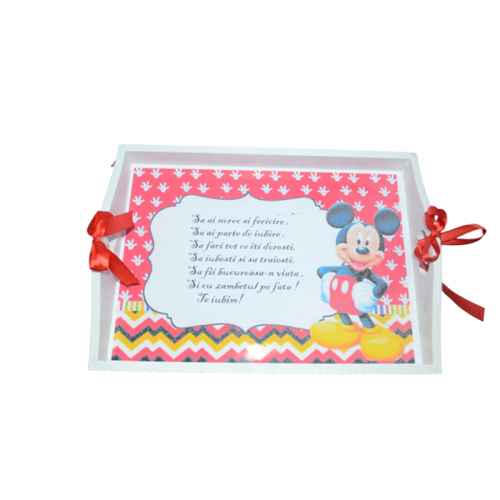 Set 5 piese tavita de taiere a motului pentru baieti Mini Junior TTM-04, Rosu [3]