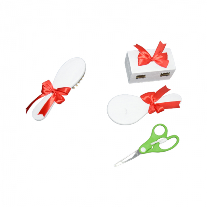 Set 5 piese tavita de taiere a motului pentru baieti Mini Junior TTM-04, Rosu [2]