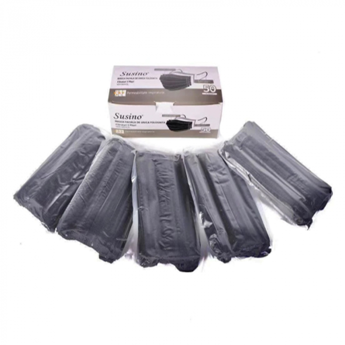 Set 50 bucati masti faciale 4 straturi  SUSINO 750036, Negru [2]