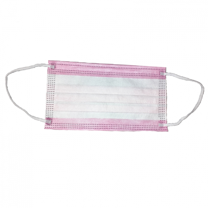 Set 50 bucati masti faciale de unica folosinta cu 3 straturi pentru protectie Susino 750050, Roz [2]