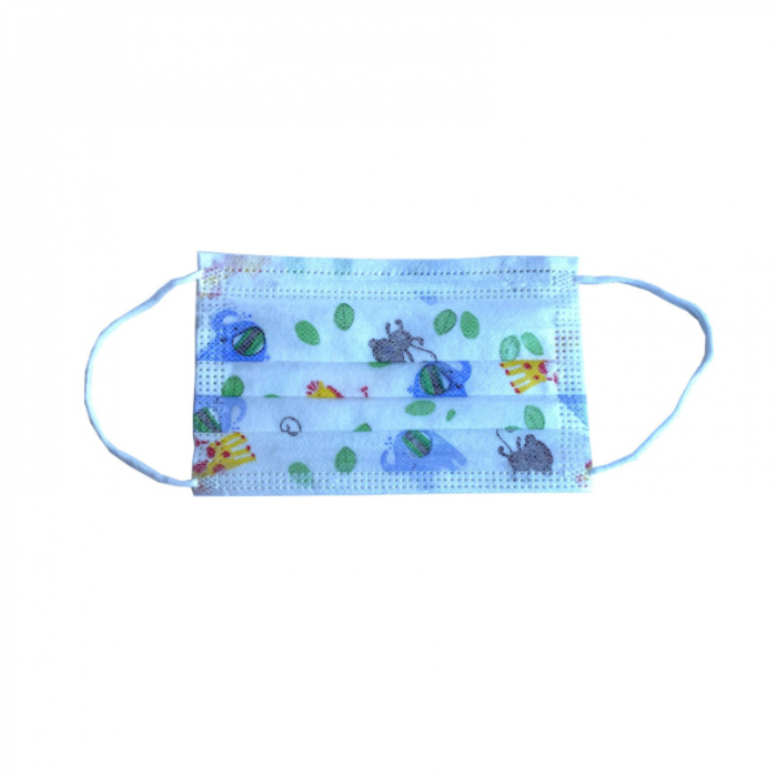 Set 50 bucati masti faciale de unica folosinta pentru copii Susino MFS2, Multicolor [2]
