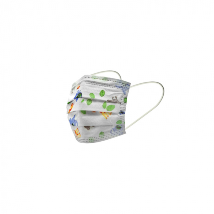 Set 50 bucati masti faciale de unica folosinta pentru copii Susino MFS2, Multicolor [8]