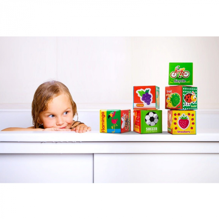Set 6 cuburi moi pentru bebelusi Bocioland BL015, Multicolor [2]