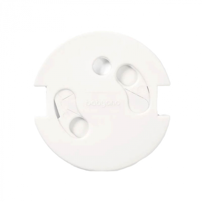 Set 6 protectii pentru priza BabyOno 962, Alb [4]