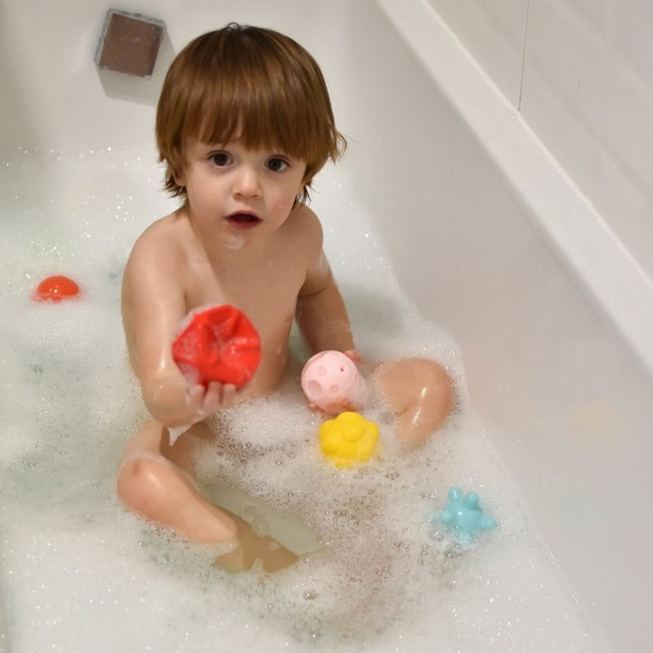 Set 8 mingi senzoriale moi, pentru bebelusi, Akuku, A0452, Multicolor [2]