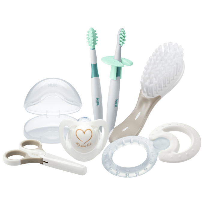Set 8 piese ingrijire bebelusi Nuk Welcome 256412, Gri [2]