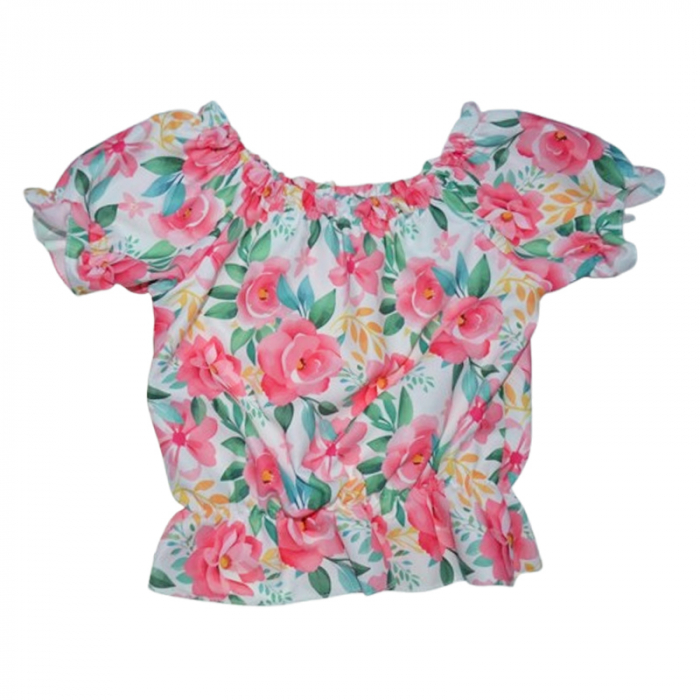 Set bluza cu maneca scurta si geanta, pentru fete, Mini Junior, BL541M, Multicolor [2]