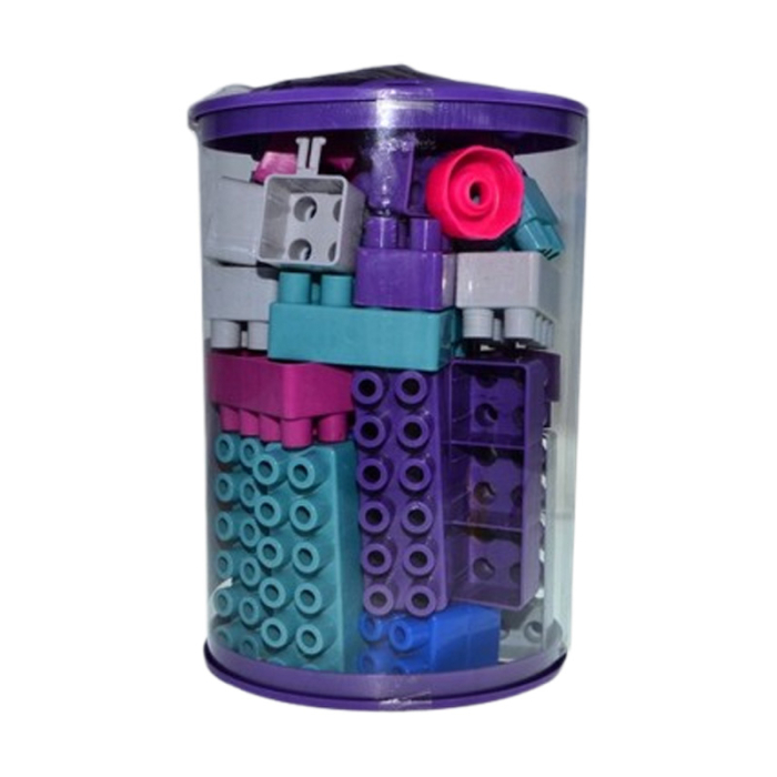 Set cuburi pentru construit, 35 piese, Mini Junior, 2011M2, Multicolor [2]