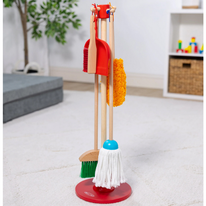 Set de curatenie Melissa & Doug 6 piese Mini Junior 860, Multicolor [8]