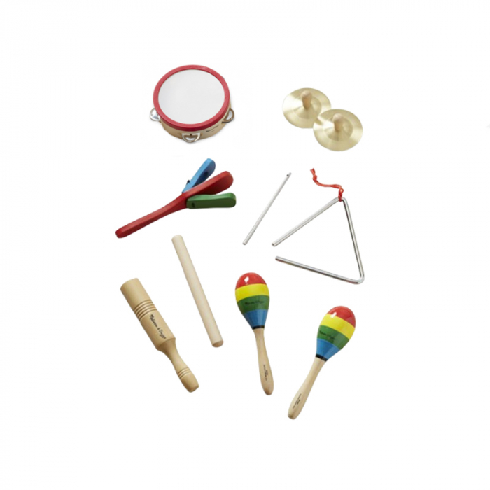 Set de joaca Melissa & Doug instrumente muzicale din lemn Mini Junior KM22025, Multicolor [1]