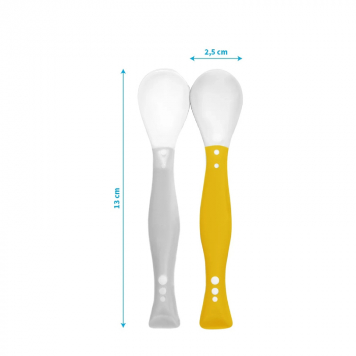 Set doua lingurite BabyOno 1066/05, Multicolor [4]