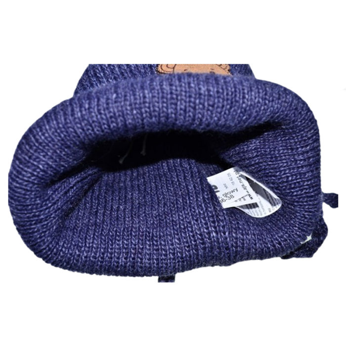 Set doua piese caciula si fular pentru baieti Mini Junior 44-418, Bleumarin [3]
