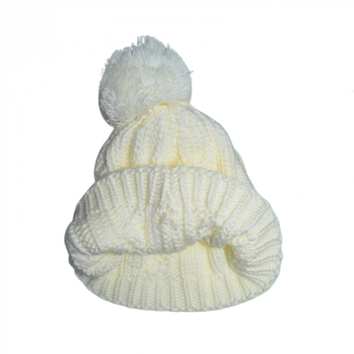 Set doua piese caciula si fular pentru copii Mini Junior CLA-MJ21, Crem [3]