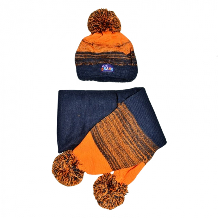 Set doua piese caciula si fular pentru baieti Mini Junior 38-476, Multicolor [1]
