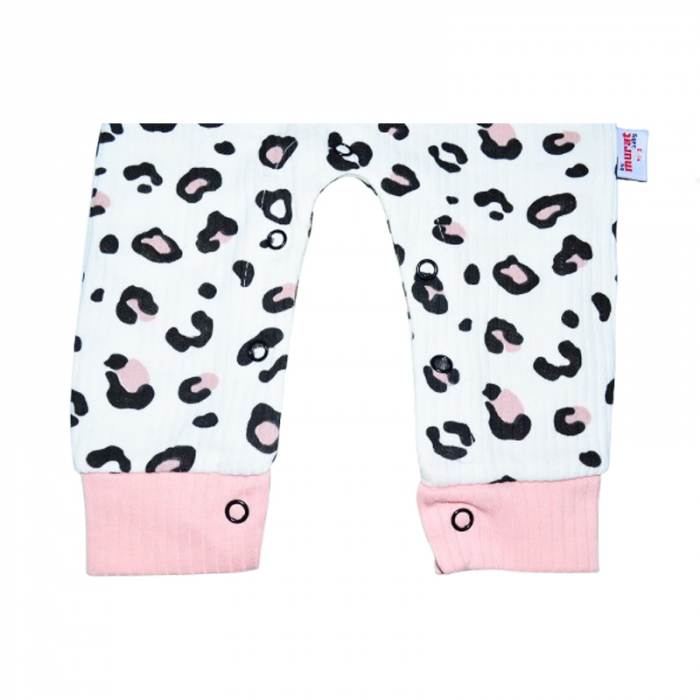 Set doua piese salopeta si bentita pentru fete Mini Junior SLP-MJ32, Multicolor [4]