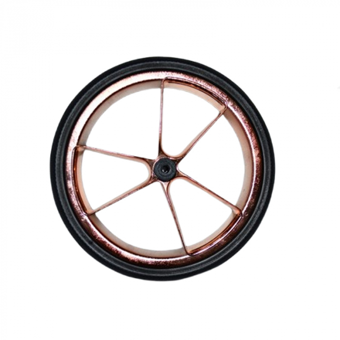 Set doua roti fata pentru carucior BabyActive RTA-BA38, Roz [1]