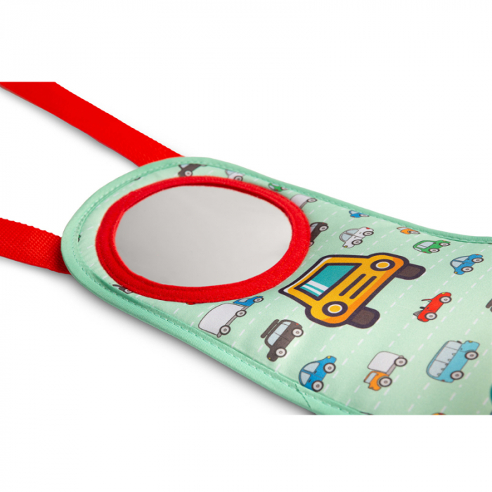 Set Interactiv volan cu sunete, lumini si oglinda, de agatat in masina Toyz HE0623, Multicolor [3]