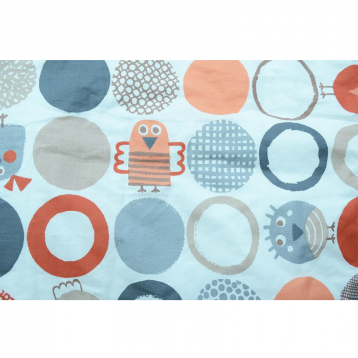 Set lenjerie de pat 2 piese 100 X 135 cm pentru bebelusi Blanca F39-2, Multicolor [2]