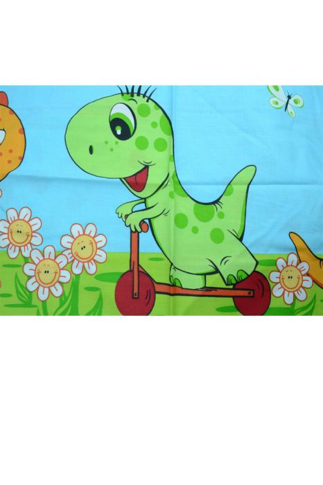 Set lenjerie de pat 2 piese 100 x 135 cm pentru copii IKS 2 SLPSB-19, Multicolor [3]
