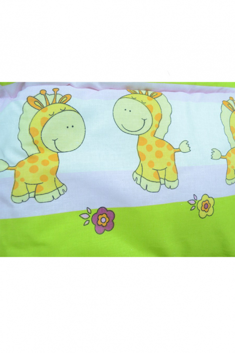 Set lenjerie de pat 2 piese 120 x 90 cm pentru copii Semma SLPSB-23, Multicolor [2]