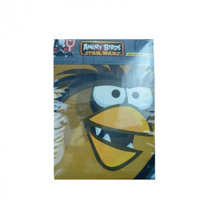 Set lenjerie de pat 2 piese 140 x 200 cm pentru copii Mini Junior Angry Birds Star Wars LSW-1 [2]
