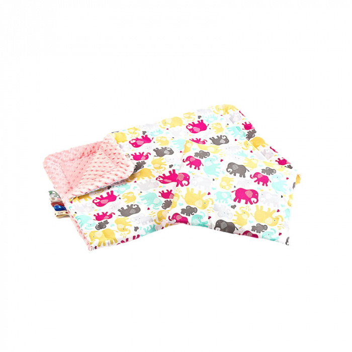 Set lenjerie de pat 2 piese pentru bebelusi Sensillo 4204R, Multicolor [4]