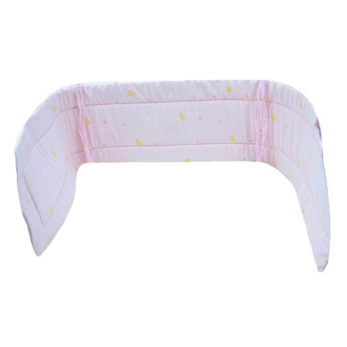 Set lenjerie de pat 3 piese 100 x 135 cm pentru bebelusi Jarpol SLPSB-10, Multicolor [2]