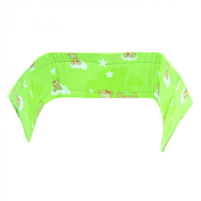 Set lenjerie de pat 3 piese 100 x 135 cm pentru bebelusi Mini Junior SLPSB-12 [3]