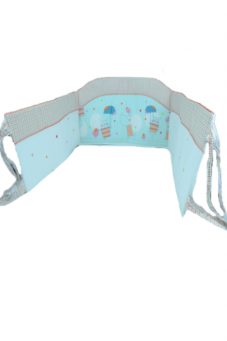 Set lenjerie de pat 3 piese 100 x 135 cm pentru copii Mini Junior SLPSB-24 [3]
