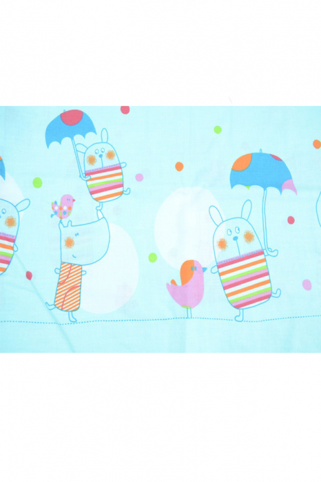 Set lenjerie de pat 3 piese 100 x 135 cm pentru copii Mini Junior SLPSB-24 [2]
