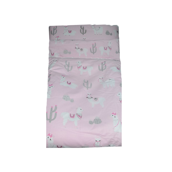 Set lenjerie de pat 5 piese 120 x 90 cm pentru bebelusi MimiNu SLMN05, Multicolor [3]
