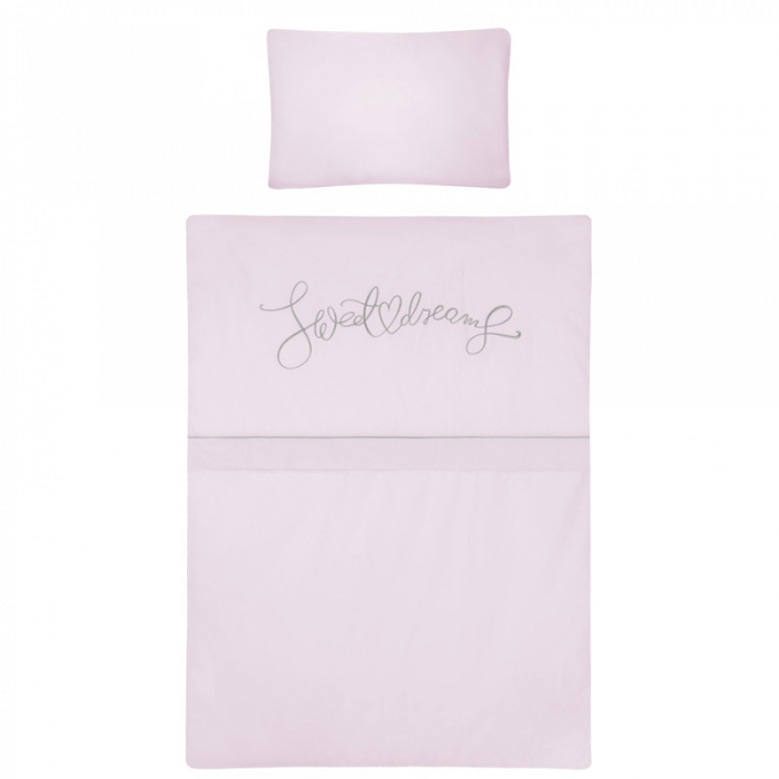 Set lenjerie de pat 5 piese 90 x 120 cm pentru fete Belisima Sweet Dreams P02-0527, Roz [2]
